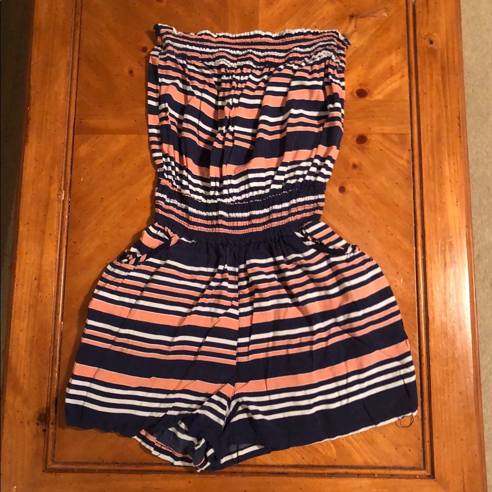 Stripped Romper